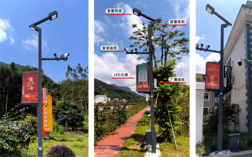 智慧路燈桿作為新型綜合智能基礎(chǔ)設施，是推動農(nóng)村治理現(xiàn)代化、智慧化的重要力量。佰馬科技作為智慧桿物聯(lián)網(wǎng)領(lǐng)域高新技術(shù)企業(yè)，協(xié)助合作伙伴于廣東某新農(nóng)村建成運營智慧路燈桿項目，為傳統(tǒng)鄉(xiāng)村地區(qū)注入新的生命力。